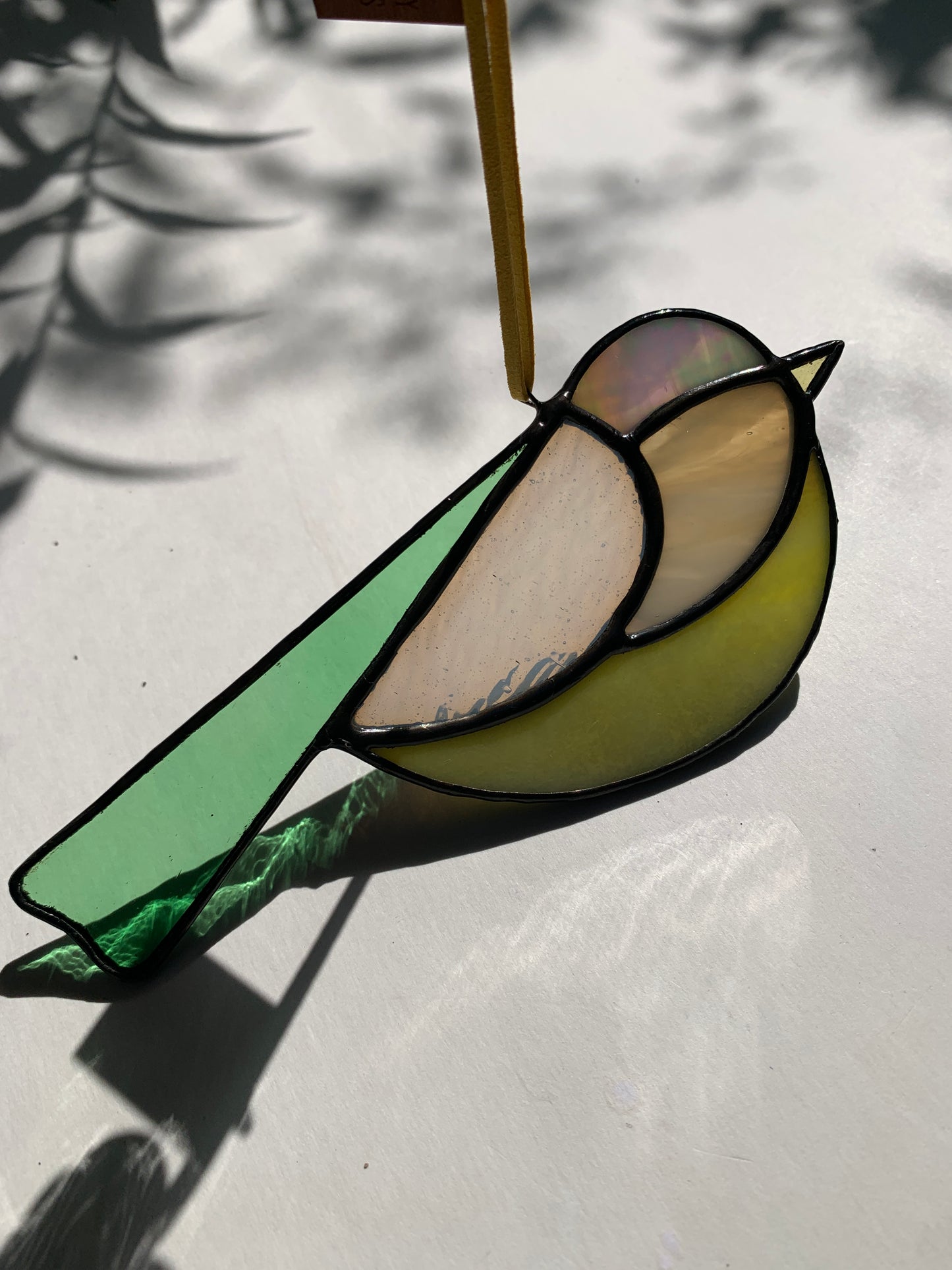 Colorful Bird Friend • Beige, Pearl, Lime