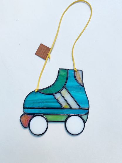 Roller Skate • Iridescent Teal, Pink, Lemon, Apricot