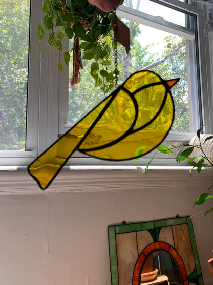 Colorful Bird Friend • Vibrant Yellow