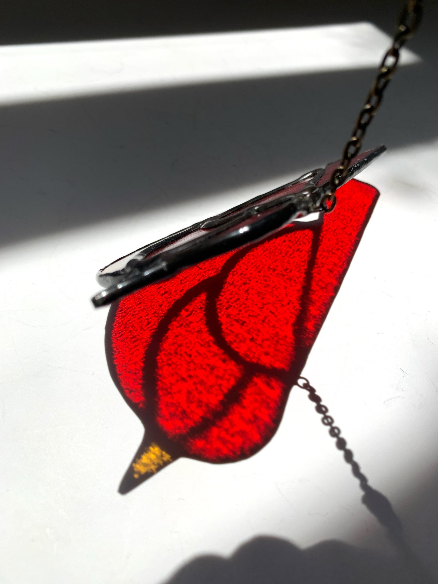 Colorful Bird Friend • Iridescent Red