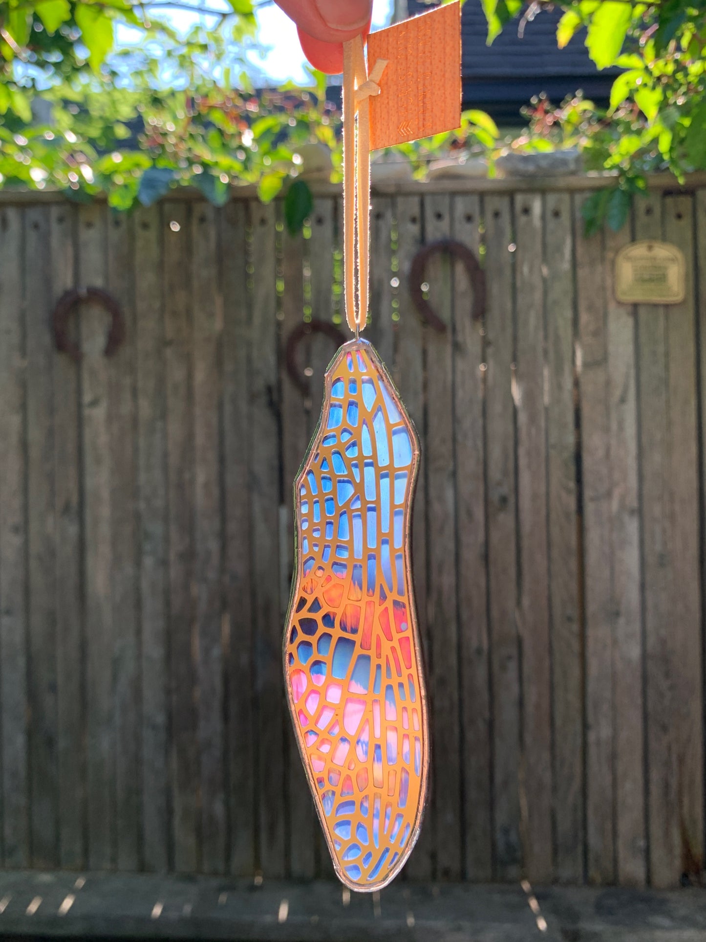 Dragonfly Forewing • Iridescent Wispy Lavender
