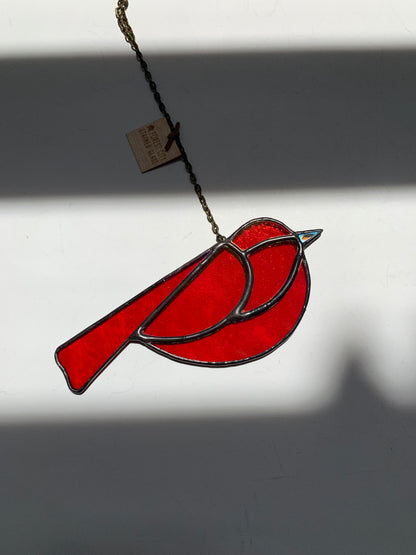 Colorful Bird Friend • Iridescent Red