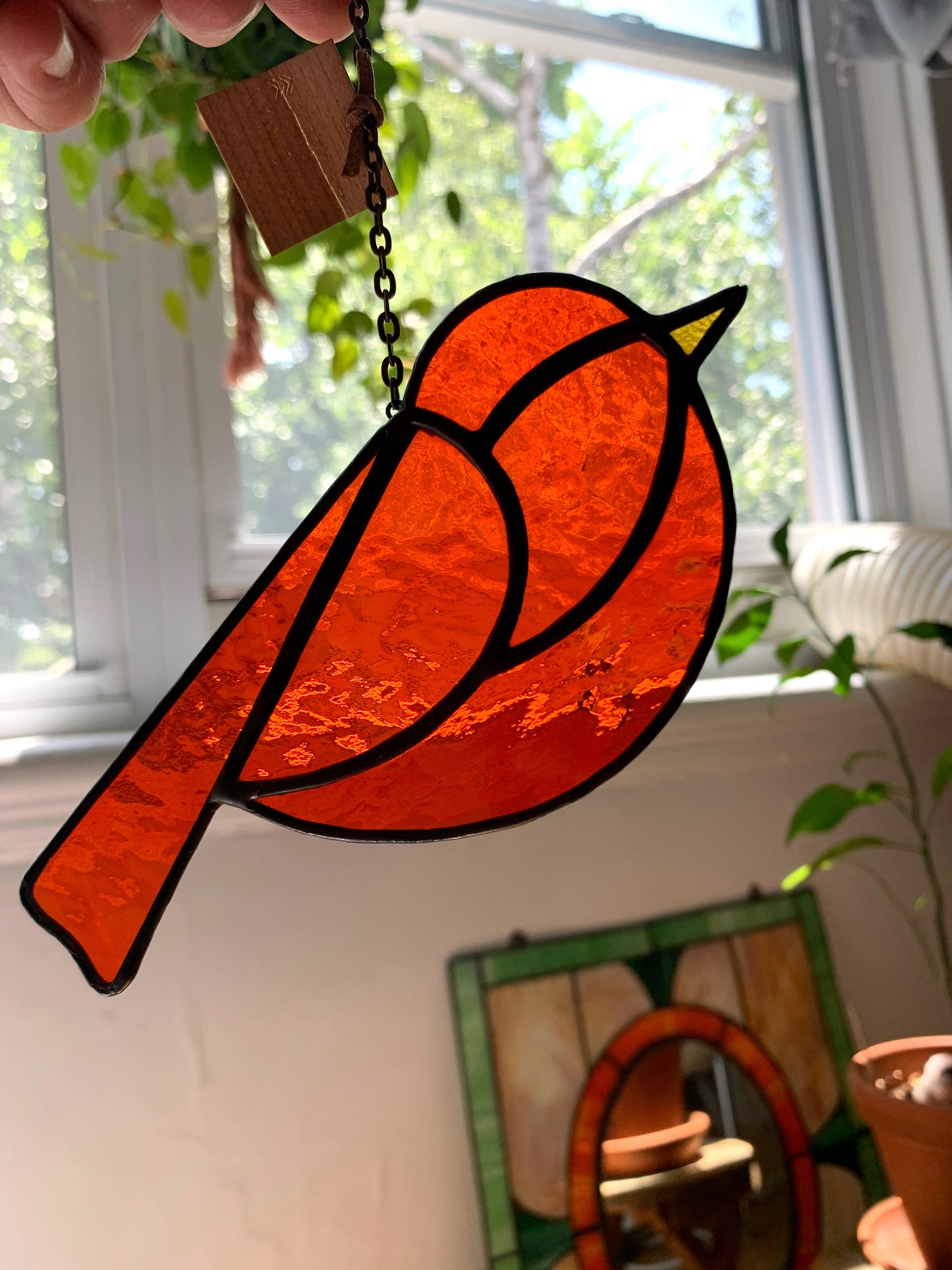 Colorful Bird Friend • Orange