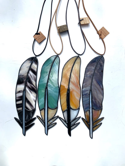 Classic Feather • Wispy Teal