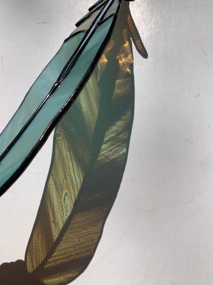 Classic Feather • Wispy Teal