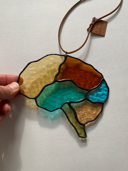 Brain • Honey, Rust, Turquoise, Peach, Teal