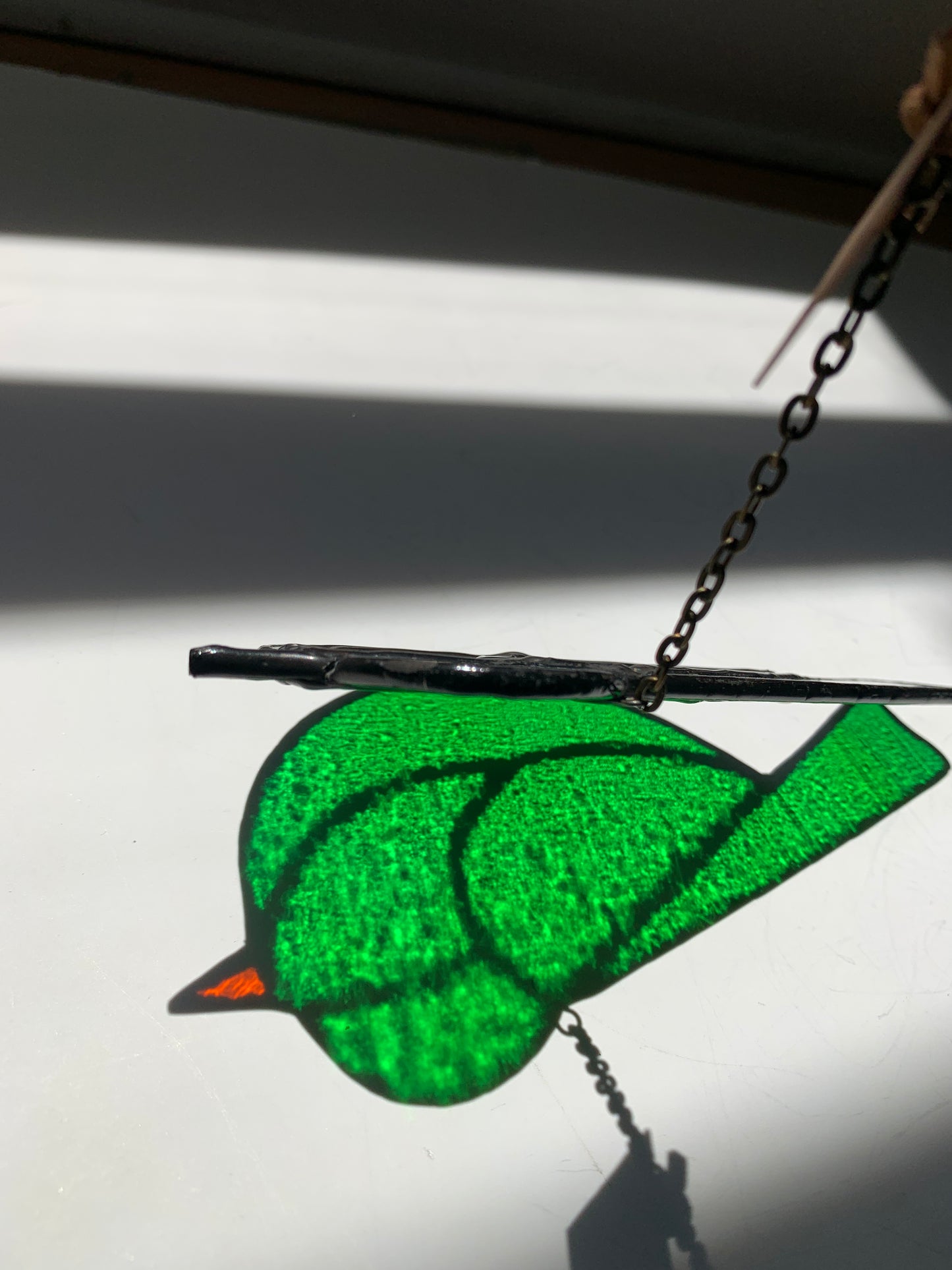 Colorful Bird Friend • Iridescent Green