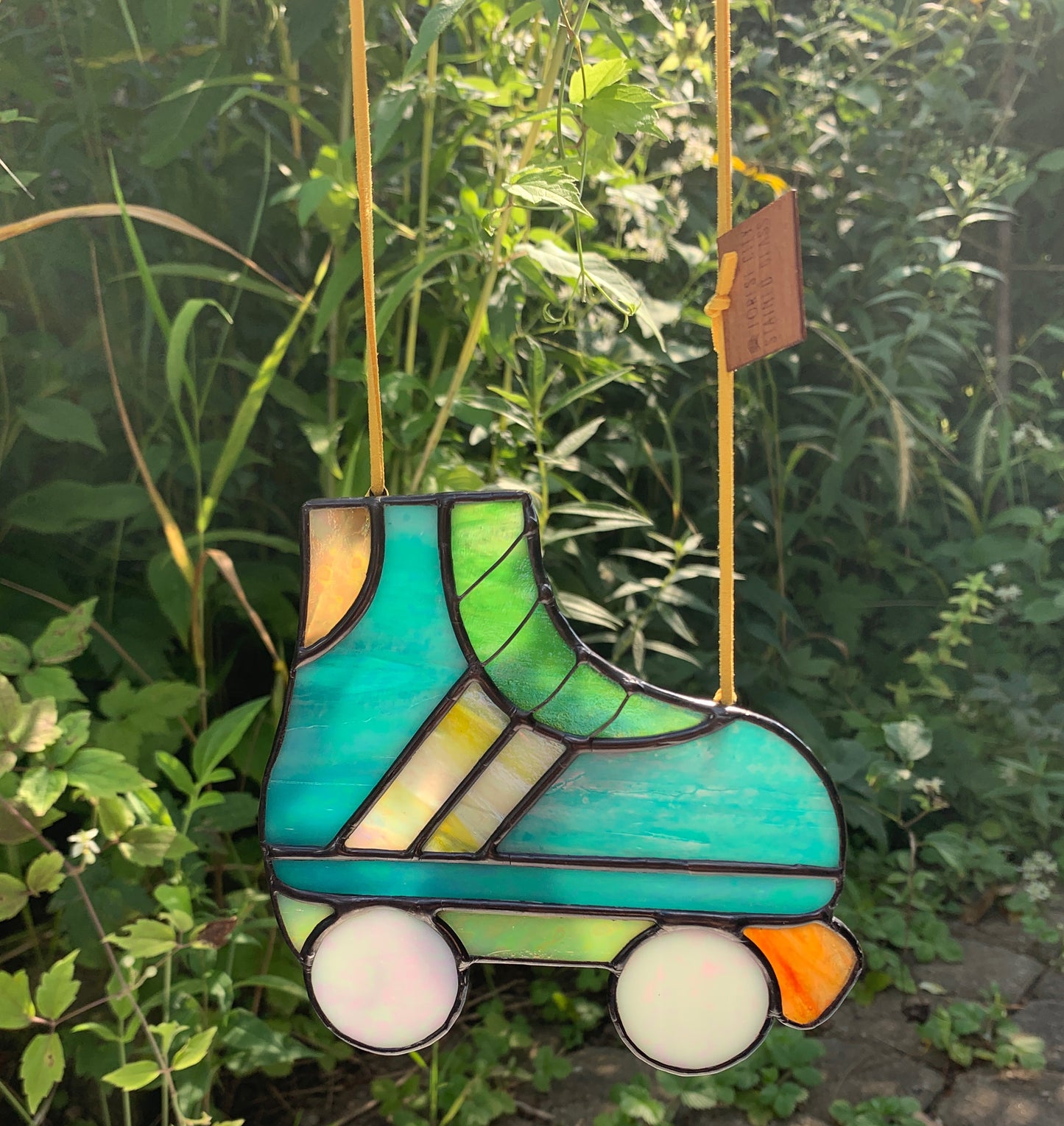 Roller Skate • Iridescent Teal, Pink, Lemon, Apricot