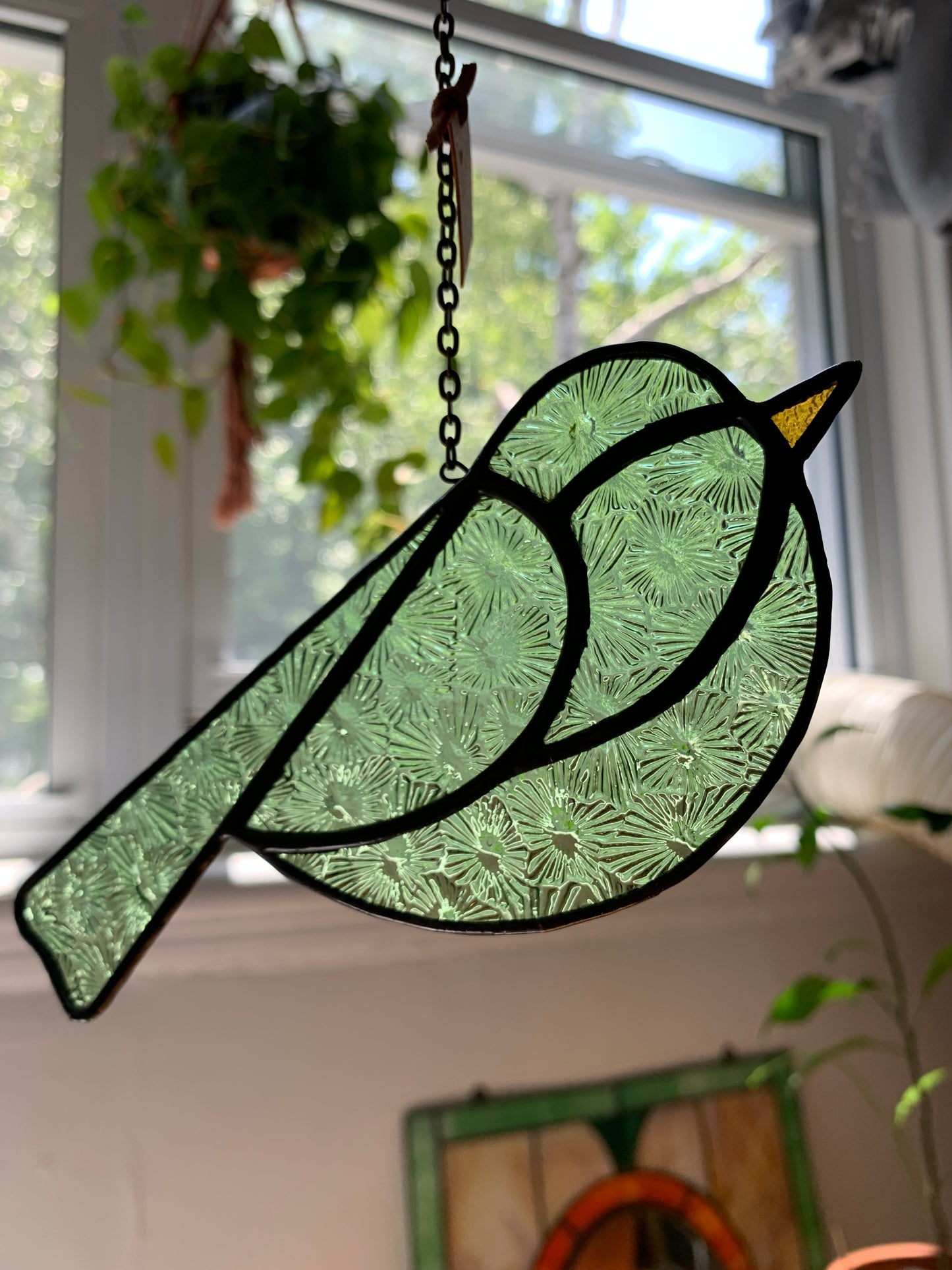 Colorful Bird Friend • Floral Mint