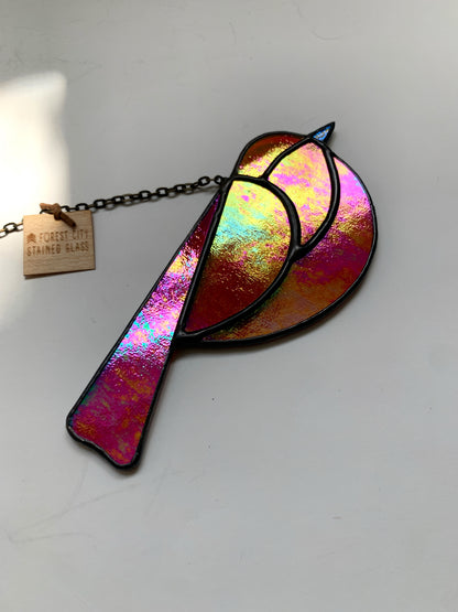 Colorful Bird Friend • Iridescent Red