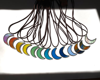 MADE TO ORDER • Moon Pendant (Lead-Free)